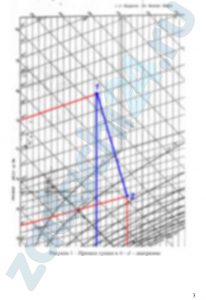 Определить количество удаленной влаги W, потребное количество воздуха L и расход теплоты на сушку Q для конвективной зерносушилки производительностью G1, если начальное значение относительной влажности зерна ω1 и конечное ω2, влагосодержание d2 и температура воздуха t1 на входе в сушилку, влагосодержание d2 и температура воздуха t2 на выходе из сушилки, температура наружного воздуха t0=15 ºC. Данные для расчетов взять из таблицы 3.6. Изобразить процесс сушки в h-d диаграмме влажного воздуха. Контрольный вопрос. Как определяется тепловой режим сушки различных сельскохозяйственных продуктов?