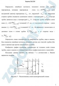 Определить также температуры на поверхностях трубки, сажи и накипи. Как изменится линейная плотность теплового потока для «чистой» трубки (без сажи и накипи) при прочих неизменных условиях