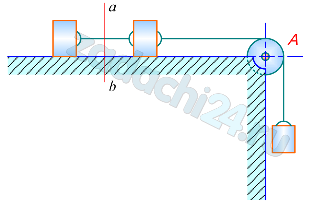 Коробку равномерно. Мещерский задача 47.16. Теоретическая механика три витка нит на блоке. Мещерский задача 47.12. Задача 47.1теоретическая механика.