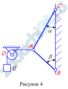 Определить величину и направление реакций связей для схем, приведенных на рис. 4. Данные взять из табл. 1.