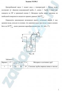 Угорова С.В. Механика жидкости и газа Контрольное задание 3 Задача 2