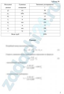 Центробежный насос перекачивает воду из поверхностного водоисточника A в закрытый бак B водонапорной башни, поднимая ее при этом на геометрическую высоту Hг. В баке поддерживается постоянный уровень воды и давления на свободной поверхности рм. По условию задачи заданы длины и диаметры всасывающего и нагнетательного участков сети. Местные потери напора во всасывающей линии принять в размере 100%, а в напорной 10% от потерь на трение. Температура воды в водоисточнике tºC. Требуется